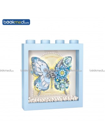 Đồ Chơi Lắp Ráp Mô Hình Khối Bướm Xanh (Blue Butterfly) Hãng Loz